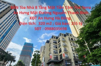 BÁN Tòa Nhà 8 Tầng Mặt Tiền 13m The Terra An Hưng Mặt Đường Nguyễn Thanh Bình KĐT An Hưng Hà Đông.